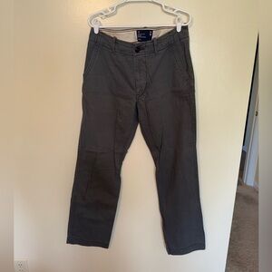 American Eagle Outfitters Gray Chinos Classic Style
